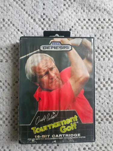 Jogo Sega Genesis Arnold Palmer Tournament Golf - Mega Drive