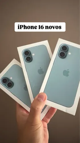 iPhone 16 novo lacrado 1 ano de garantia 