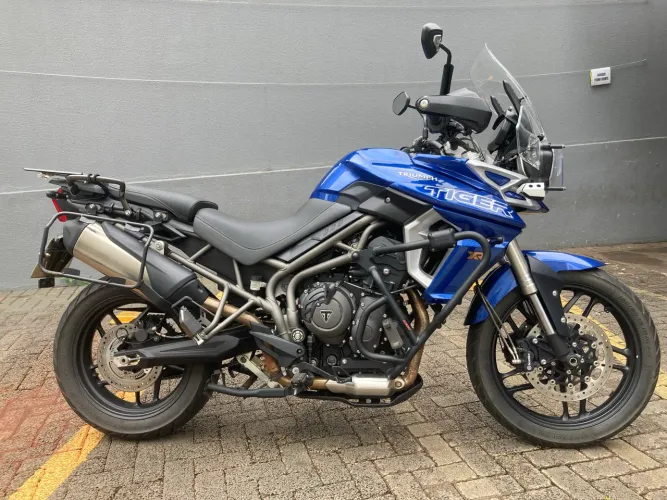 Tiger 800 XRT 2020. Único dono. Impecável.