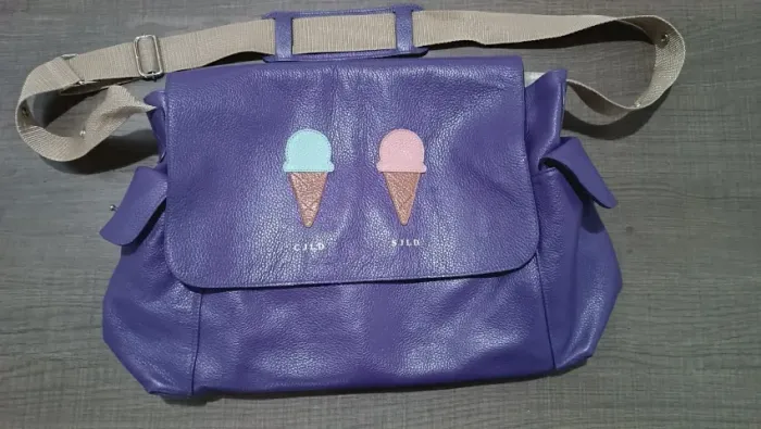 Bolsa Infantil Couro Merci With Love