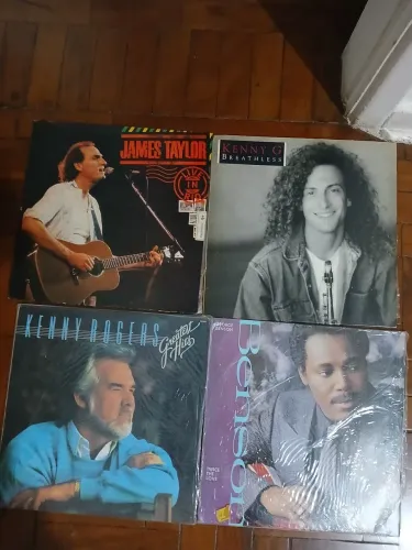 Discos Vinil usados - James Taylor, Kenny G, Kenny Rogers, George Benson