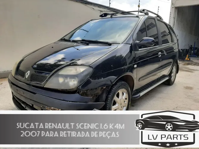 SUCATA RENAULT SCENIC 1.6 16V FLEX 2008 PARA RETIRADA DE PEÇAS 