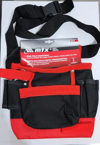 Cinto Para Ferramentas Profissional C/ 7 Bolsos MTX Novo + NF (ENVIO PARA TODO O BRASIL)
