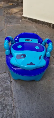 Penico pinico troninho infantil ideal para desfralde azul urso