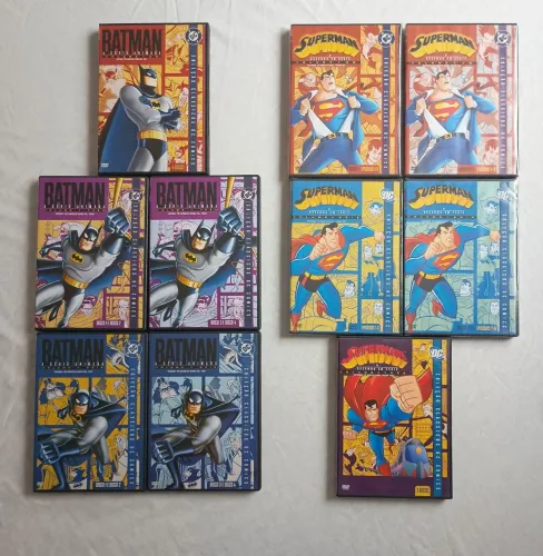  BATMAN A SÉRIE ANIMADA COM AS 3 PRIMEIRAS TEMPORADAS + SUPERMAN A SÉRIE ANIMADA COMPLETA!