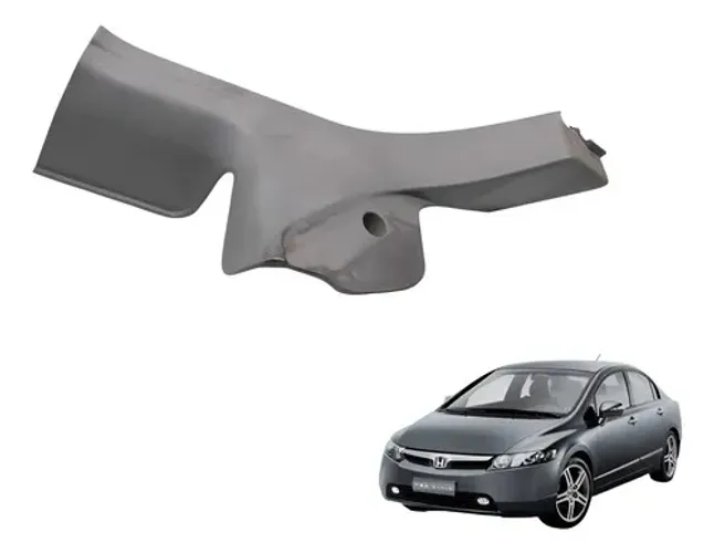 Soleira Porta Traseira Direita Honda Civic 2008 - Prata