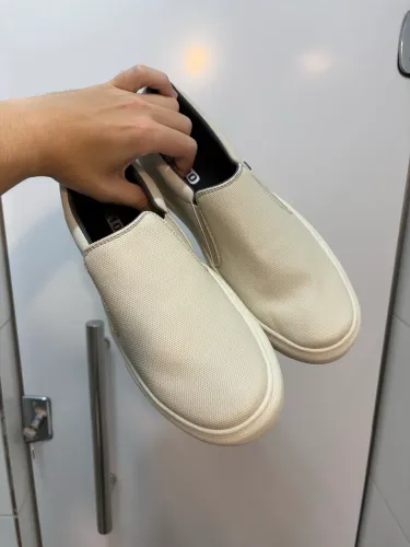 Sapato- Slip on, BRANCO - tam 41
