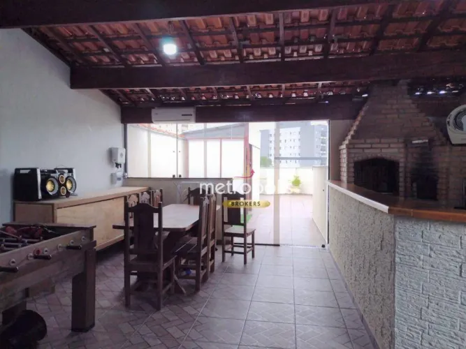 Cobertura com 3 dormitórios à venda, 232 m² por R$ 721.000,00 - Vila Guiomar - Santo André