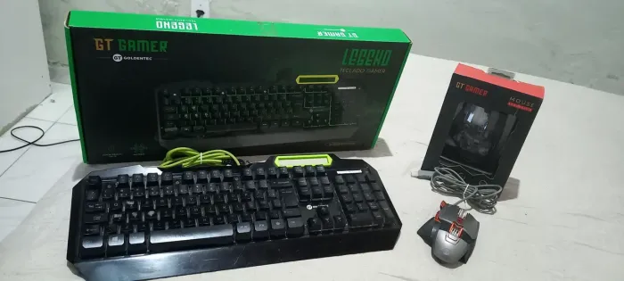 Teclado Gamer GT Legend e Mouse GoldenTec