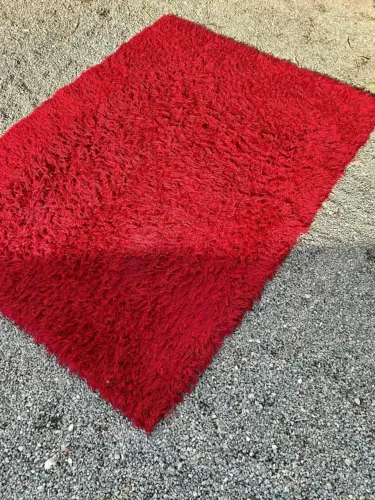 Tapete Grande 1,50m X 1,90m Vermelho