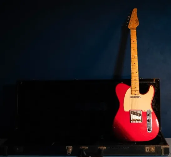  Suhr Classic T Custom Candy Apple Red 2001 - Telecaster Custom de Alto Nível!