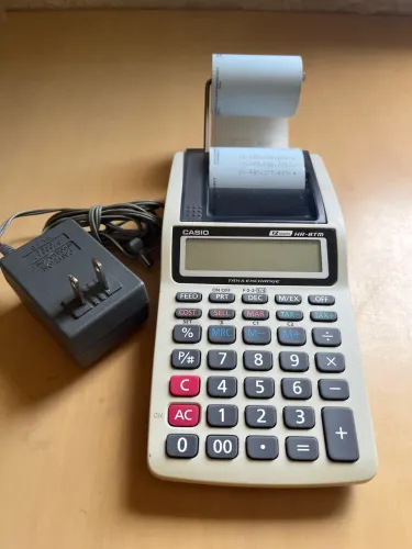 Calculadora Casio com Bobinas  Ótima 