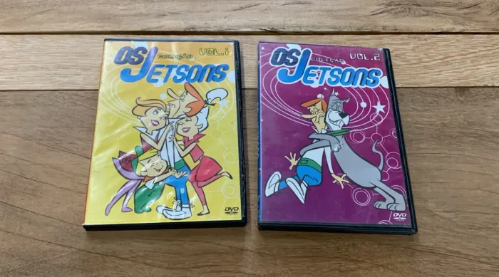 Kit com 2 dvds OS JETSONS raro