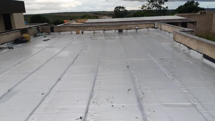 Laje manta asfaltica aluminio