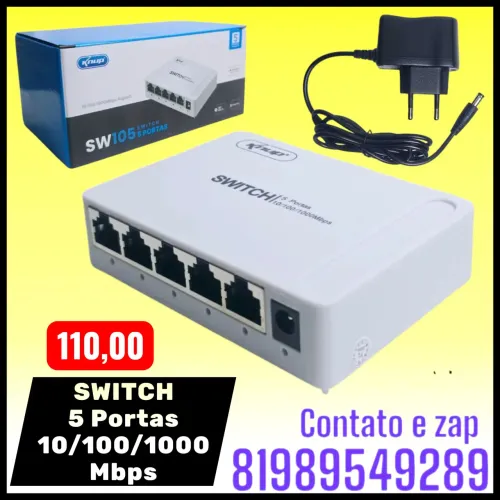 switch de rede Knup SW105