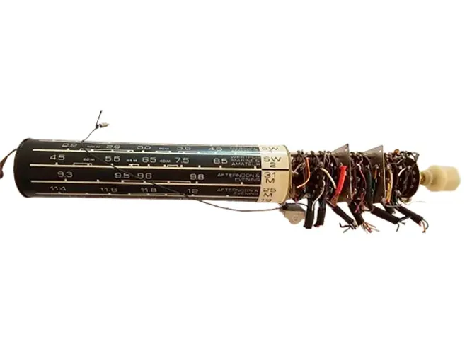 Chave Seletora De Faixas + Escala Do Radio Philco Transglobe