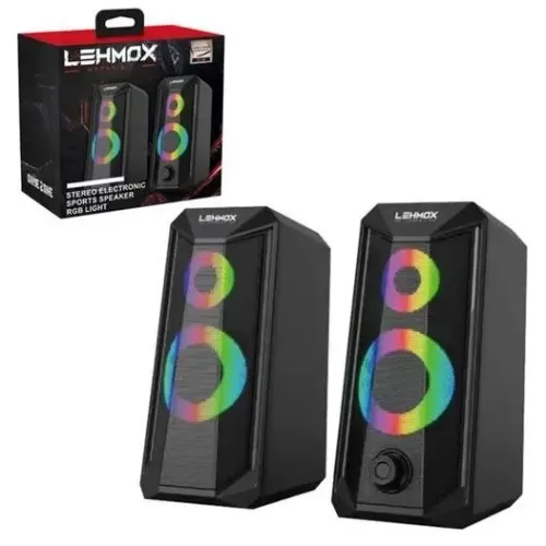 Caixa De Som Usb Gamer P/ Notebook Computador C/ Led Gt-s5 - Lehmox, Perguntas *