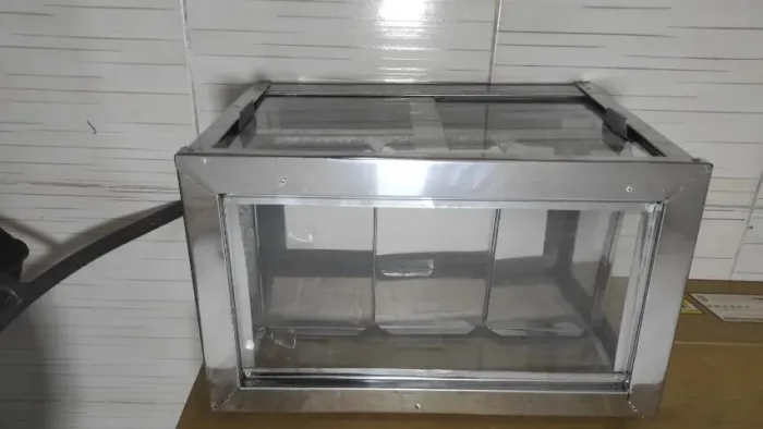 Estufa Vitrine Para Salgados com 6 Bandejas