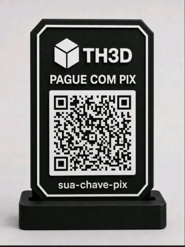 PLACA PIX, PLACA QR