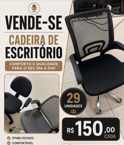CADEIRAS PARA ESCRITÓRIO ASSESSORIAS