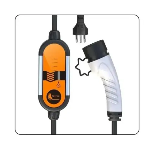 PROMOÇÃO - Carregador Portátil Feyree 3.6kW para Carro Elétrico e Híbrido - Tipo 2