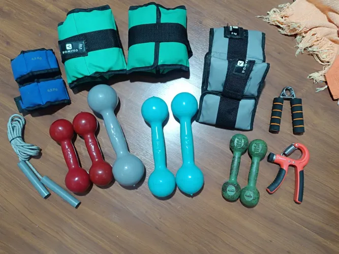 Kit academia em casa 