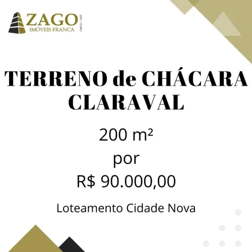 Terreno de Chácara em Claraval