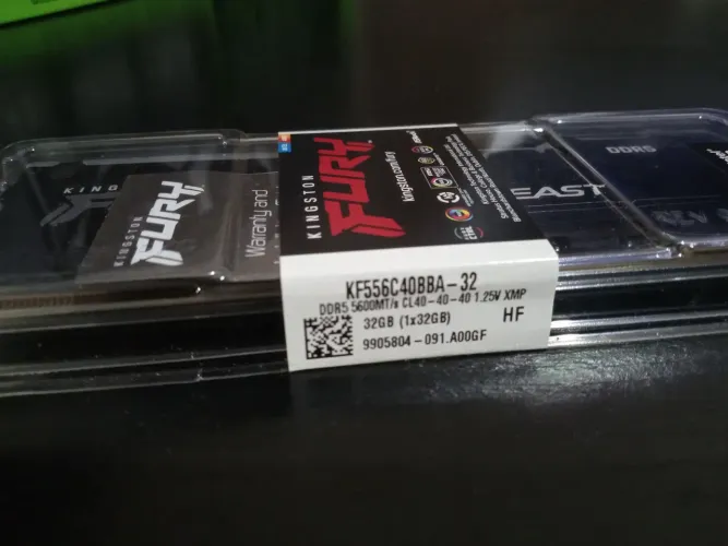 Memória ram DDR5 32GB 5600MHZ