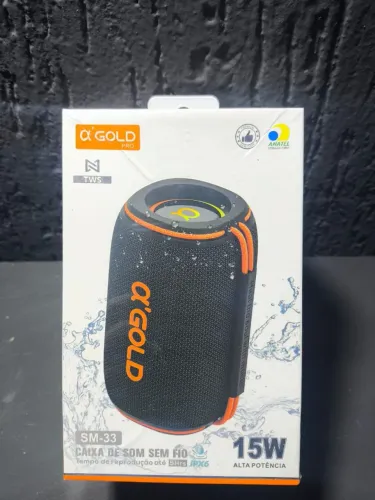 Caixa de som sem fio Gold Pro 15W