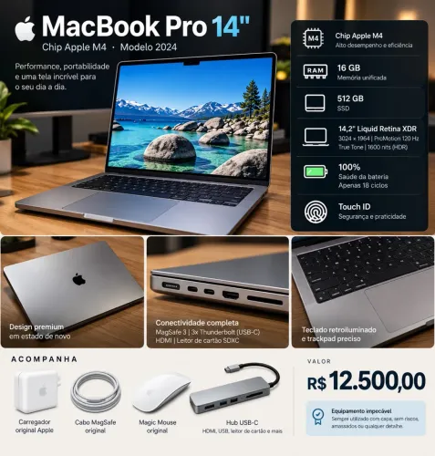 MacBook Pro 14? Apple M4 16GB / 512GB
