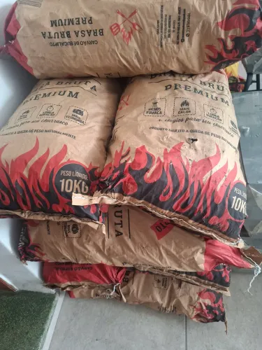 Carvão para churrasco 10 kg 3 kg