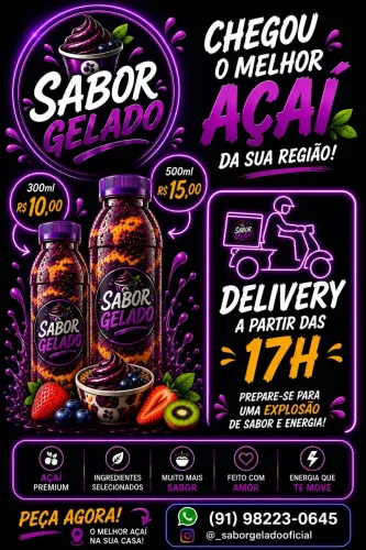 Açaí recheado