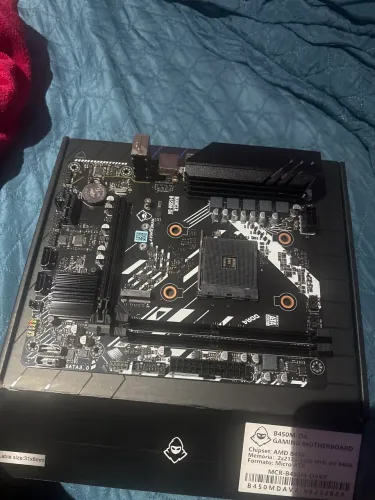 Kit placa mae b450 + 2x8 ram com led 3200mhz