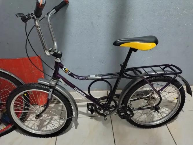 Bicicleta Monark barrinha aro 20 anos 80 rara