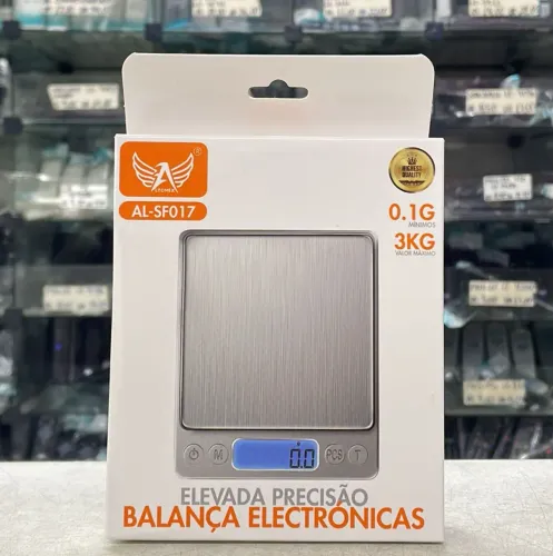 Mini Balança Digital De Cozinha Alta Precisão 0,1g Até 3kg