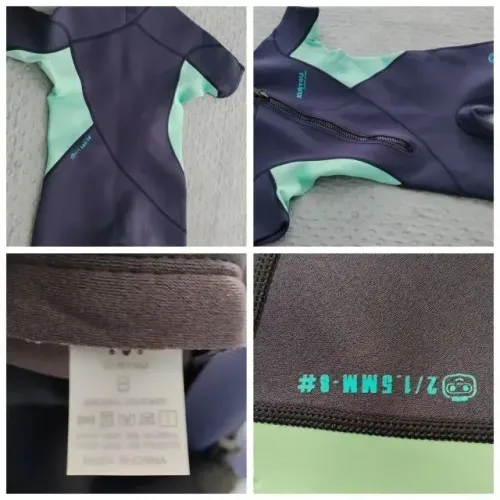Roupa em Neoprene - 2MM - P Crianças unissex - Surf, natação 