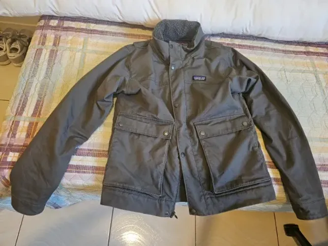 Jaqueta de Inverno Masculina Patagonia Maple Grove Canvas Barn Chore Tamanho P/M