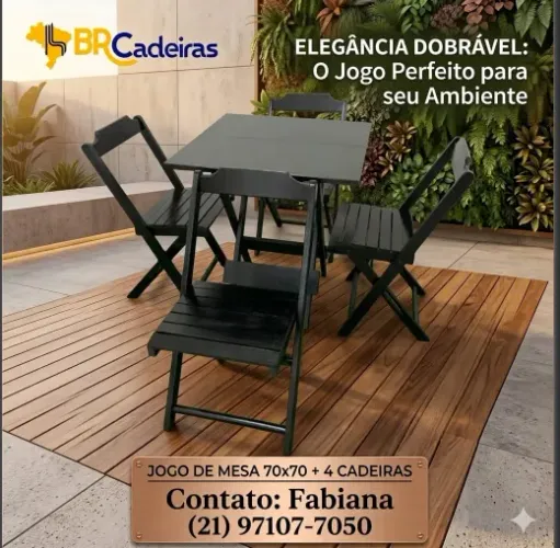 Jogo 70x70 em madeira