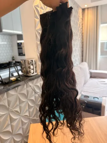 Mega hair - cabelo humano cacheado