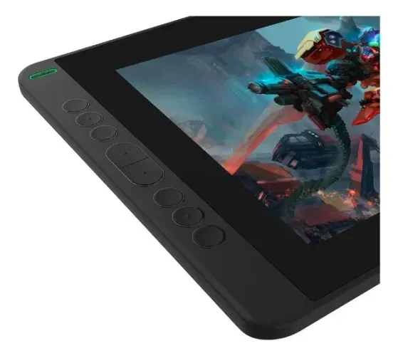 HUION Mesa digitalizadora Kamvas 13 com tela totalmente laminada, com Stylus 8192, suporte