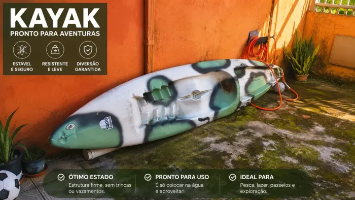 Caíque individual para pesca e lazer 