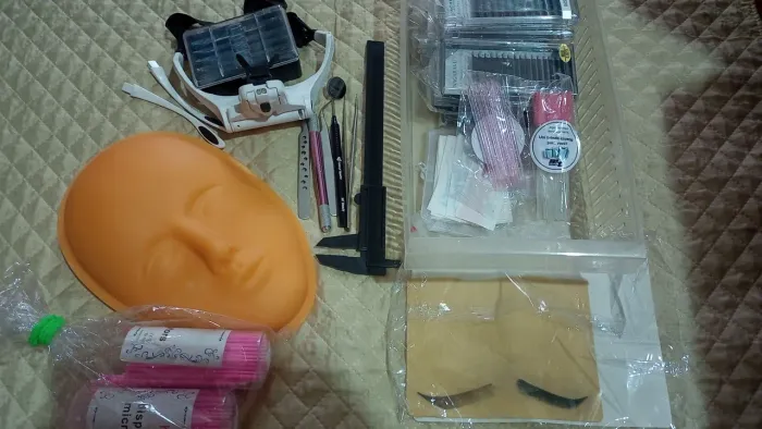Kit completo para treinamento e designer de sobrancelhas