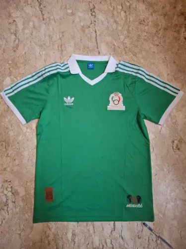 Camisa México retrô 1986 tamanho Large