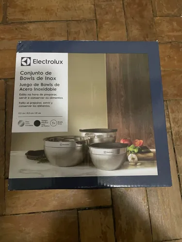 Conjunto Bowls 3 Tigelas Aço inox Electrolux