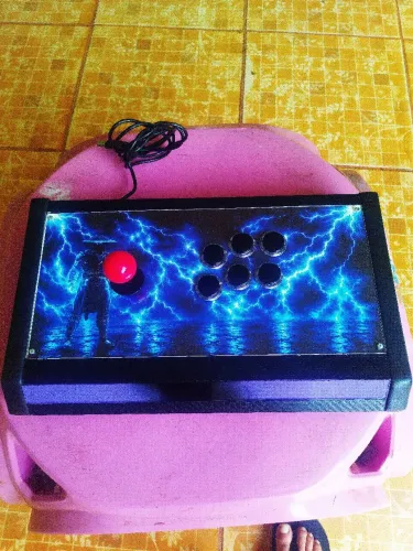 Controle Arcade, Com Placa Brook Universal, para Ps4/3, Pc, Xbox, Nintendo. Tudo Sanwa.