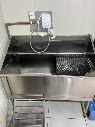 Banheira pet inox