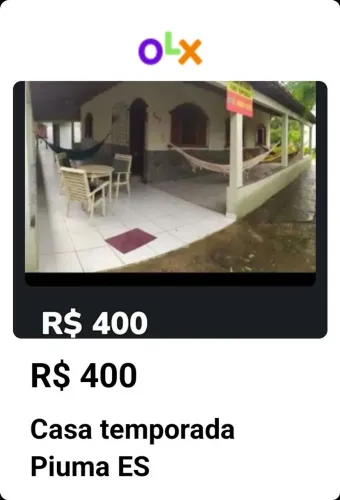 Casa p temporada Piuma ES