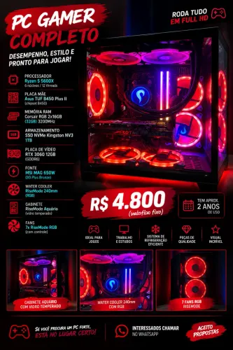 PC Gamer Ryzen 5