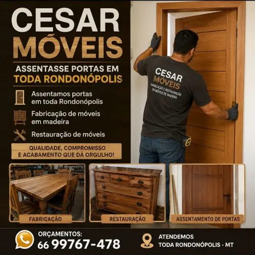 Fabricamos e restauramos moveis de madeira.
