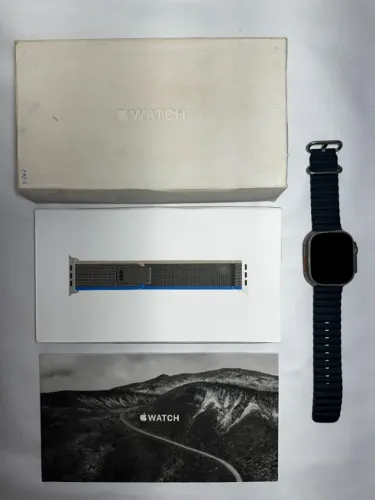 Apple Watch Ultra 49mm Titanium - Envio OLX Pay - Faço Troca e Parcelo 18x 